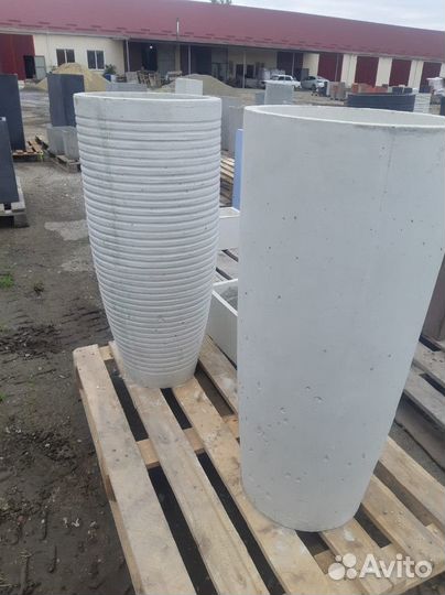 Кашпо из бетона в наличии и под заказ