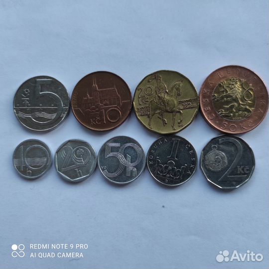 Набор монет Чехия