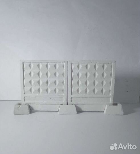 Модель забора по-2,миниатюра