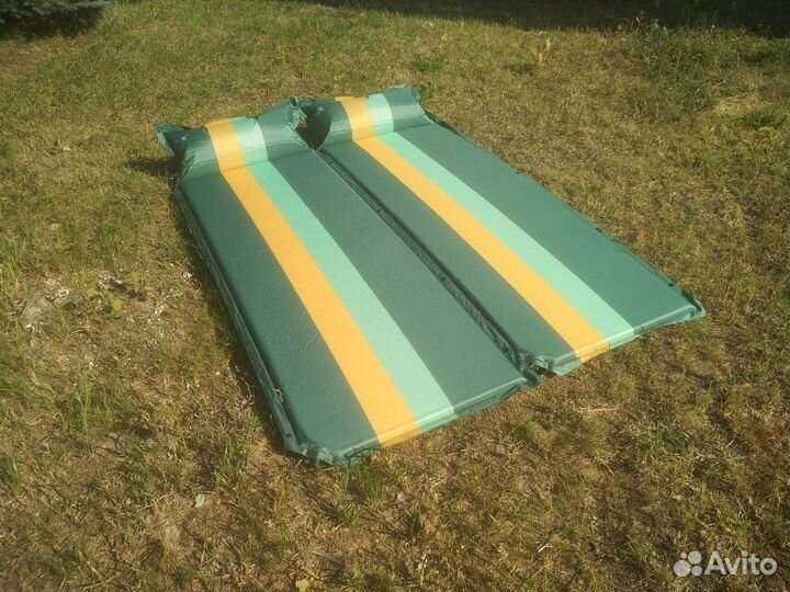 Коврик туристический самонадувающийся две штуки