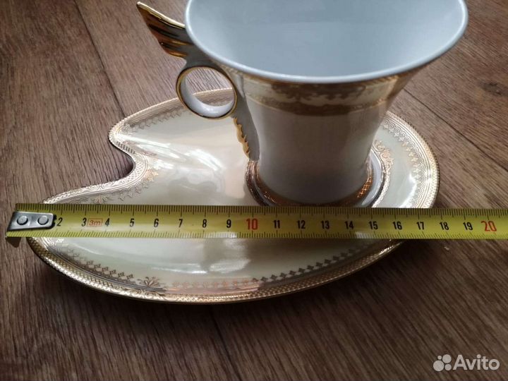 Чашка кофейная форфор auratic