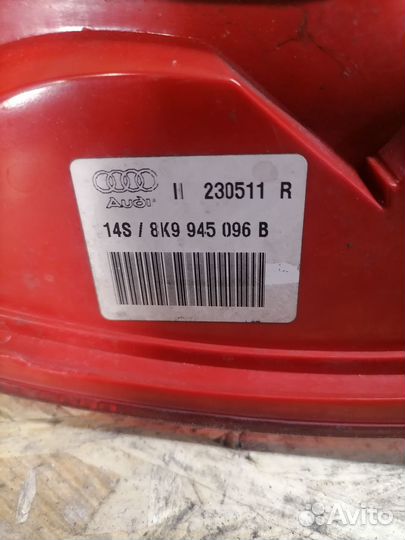 Фонарь правый LED Audi A4 B8 wagon dorest