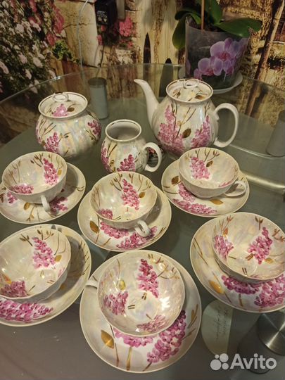 Сервиз чайный из фарфора Дулево 