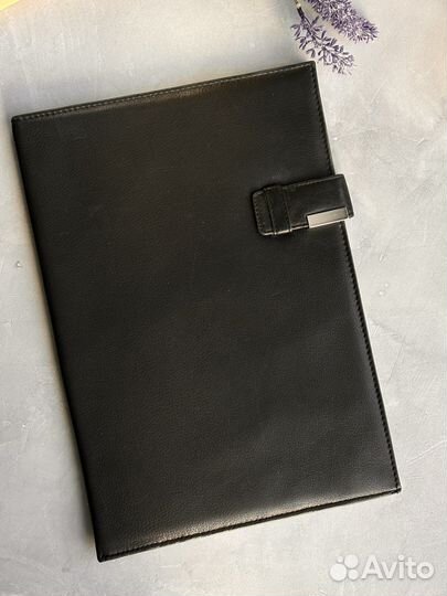 Папка уголок нат кожа А4