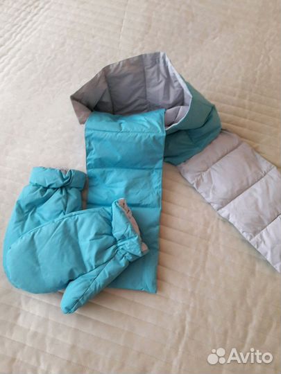 Шарф и рукавицы, очень теплые и красивые.Новые