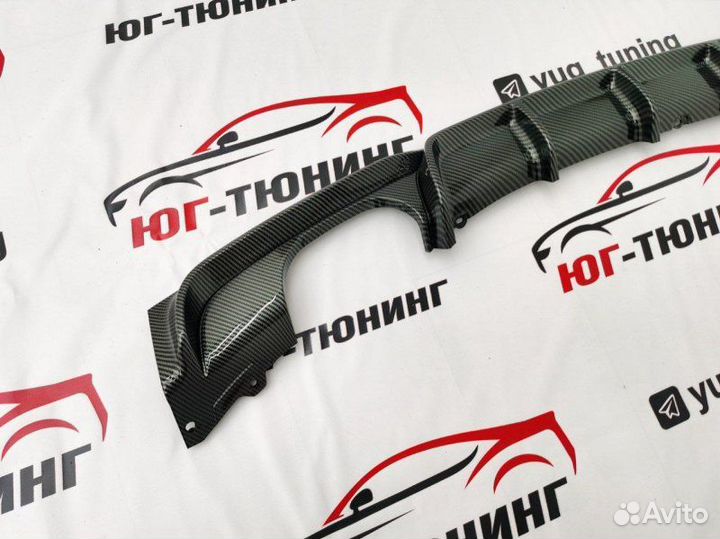 Задний диффузор BMW 3 series f30 M-Performance под