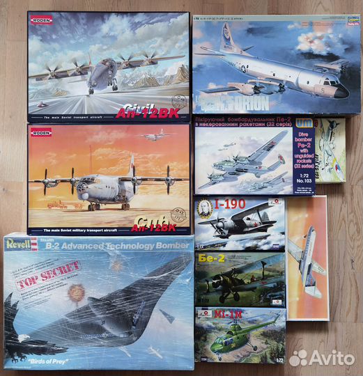 Сборные модели самолетов 1 72