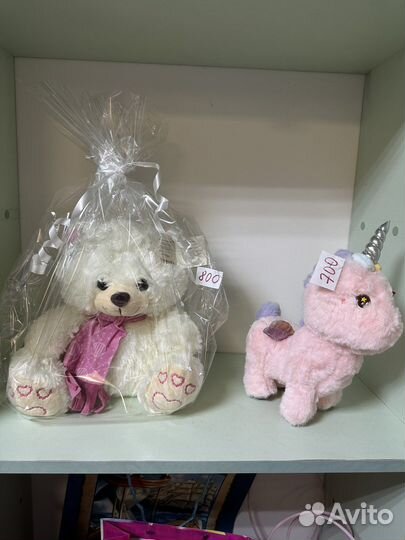 Мягкие игрушки новые