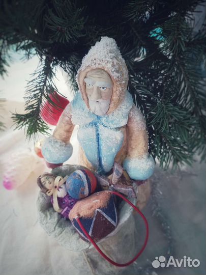 Дед мороз, ватный