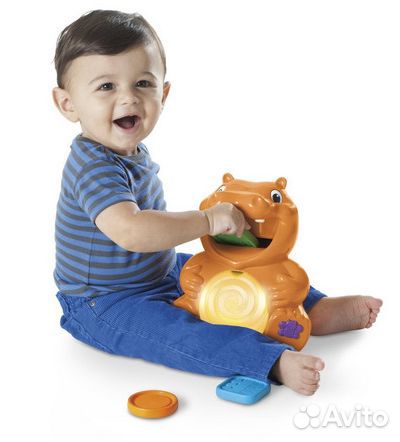 Обучающий бегемот Playskool