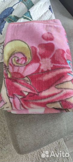 Плед детский плюшевый