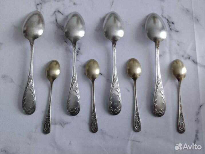 Набор столовых приборов мельхиор сссср