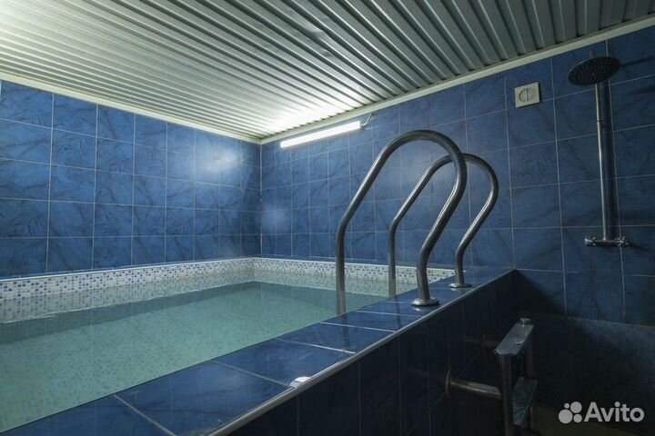 Баня на дровах с 4 бассейнами на выбор