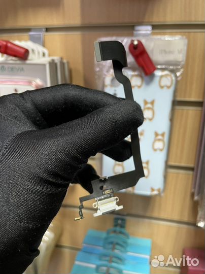 Оригинальный шлейф зарядки iPhone X