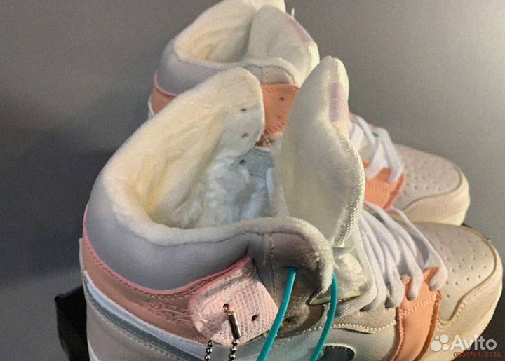 Кроссовки Nike Air Jordan тёплые (Арт.67248)