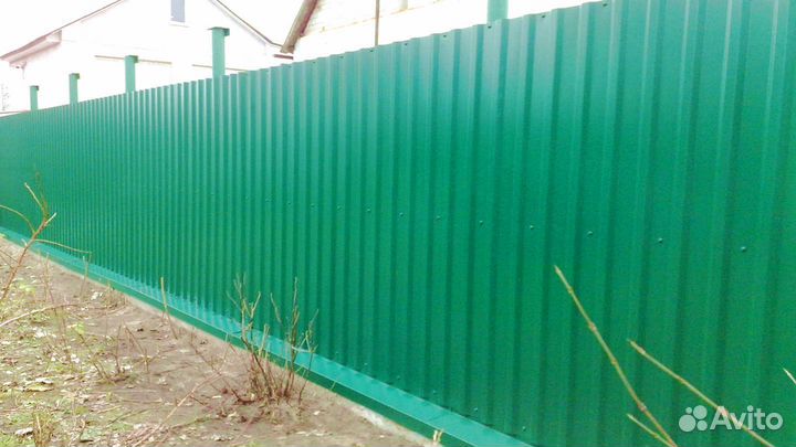 Забор из профнастила