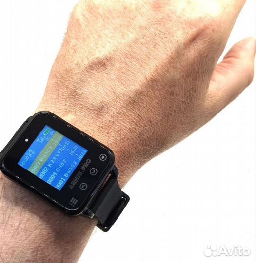 Влагозащищенный пейджер часы для официанта Элит