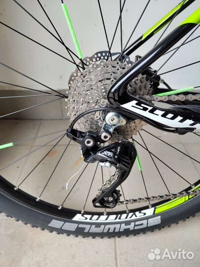 Вес 10,5 кг. Карбоновый Scott 27.5