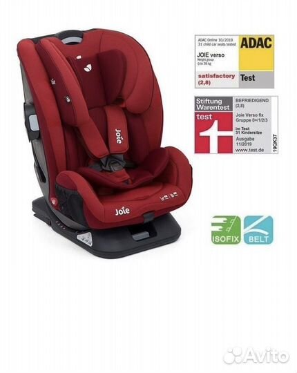 Детское кресло joie 0-12 лет