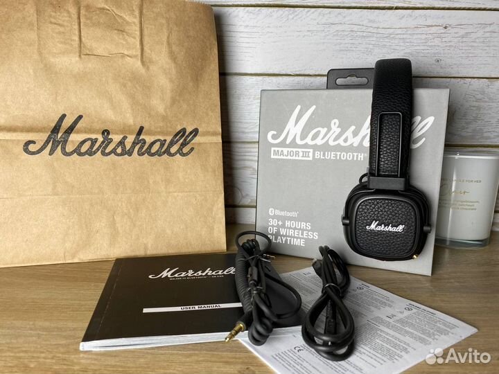 Marshall Major 3 bluetooth (Черные)