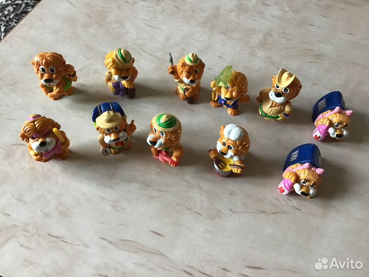 Игрушки kinder сюрприз серия львята