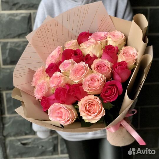 Цветы букет розы