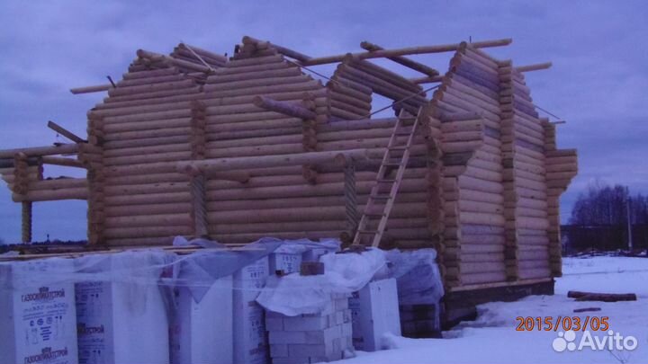 Срубы ручной рубки