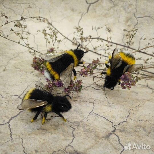 Брошь шмель