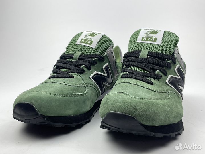 Кроссовки New Balance 574 из натуральной замши