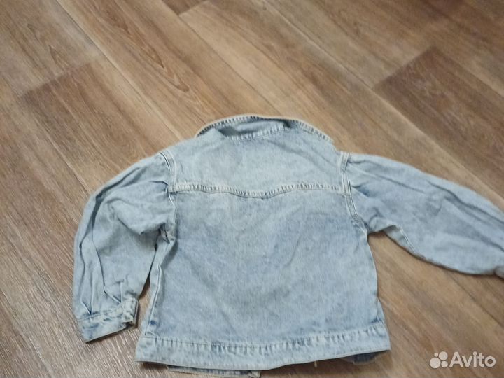 Джинсовая куртка для девочки 122