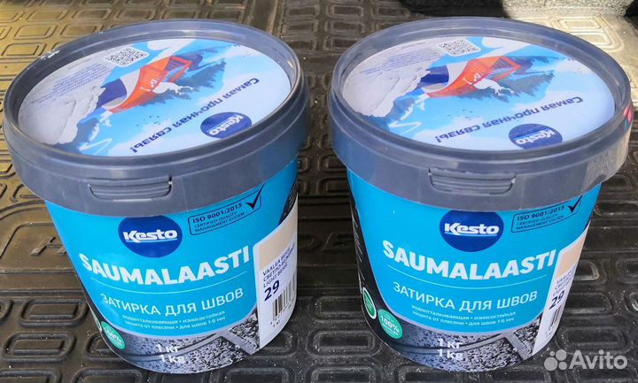 Затирка для швов Kesto saumalaasti