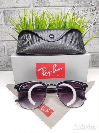 Ray Ban Clubmaster 3016 Фиолетовый Градиент