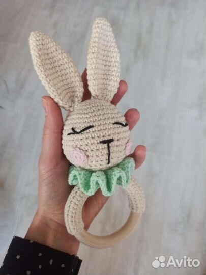 Погремушка-грызунок ручной работы