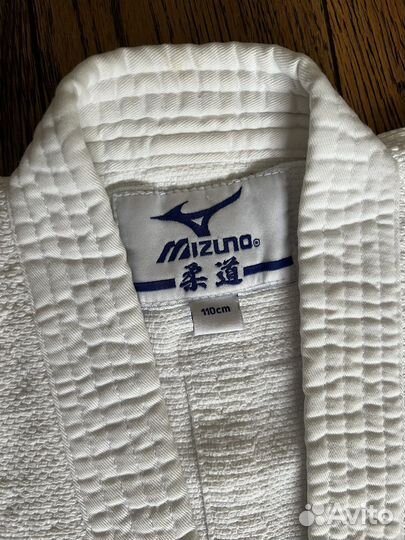 Кимоно для дзюдо mizuno, 110 см