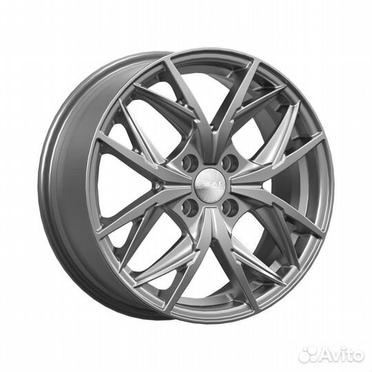 Литые диски 6.5x16 4x100 60.1 ET37 скад асти графит