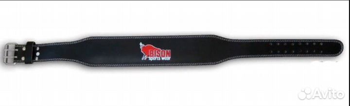 Пояс тяжелоатлетический Bison размер L кожа