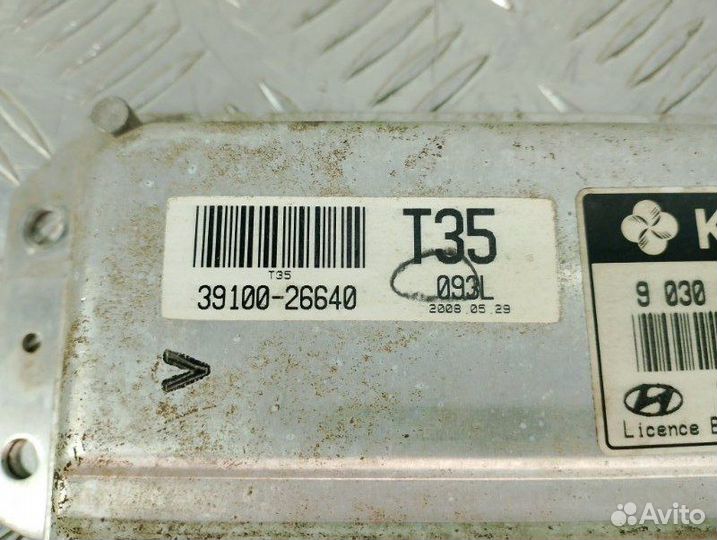 Блок управления двигателем Hyundai Accent G4EC