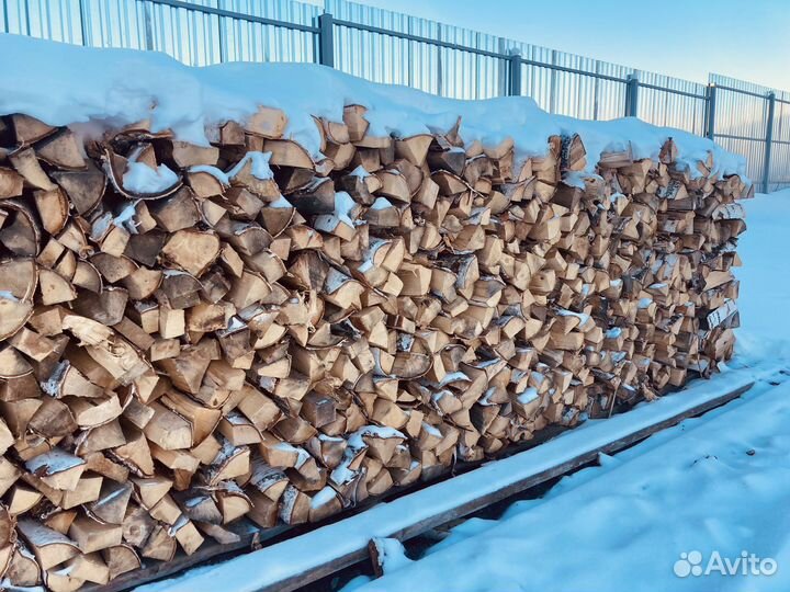Дрова березовые колотые