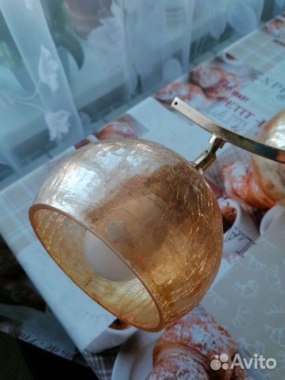 Люстра 6-рожковая и бра 2шт продам