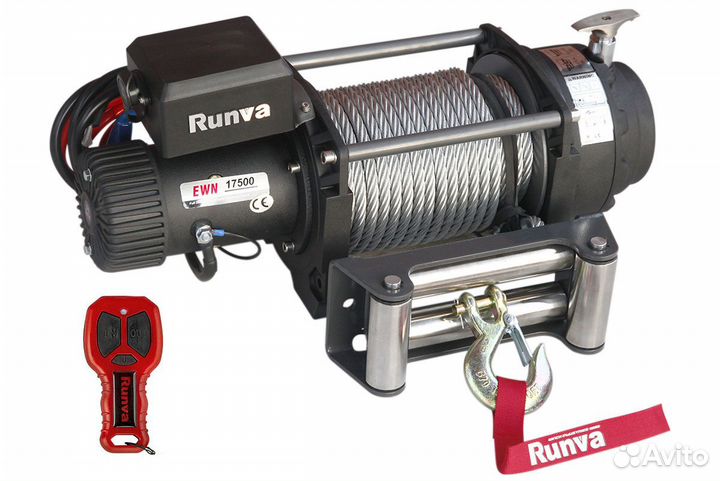 Лебедка для эвакуатора Runva EWN 17500 U