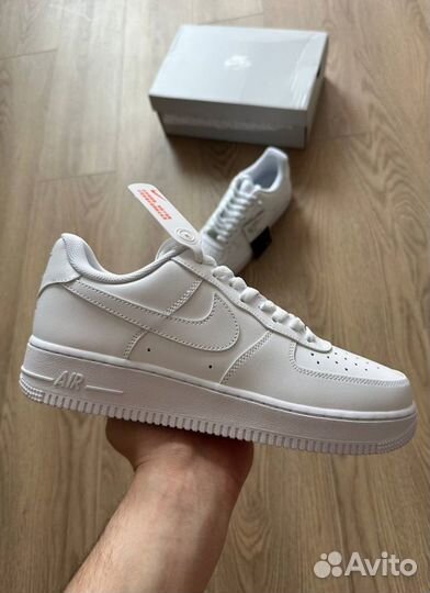 Кроссовки Nike AIR force 1 белые