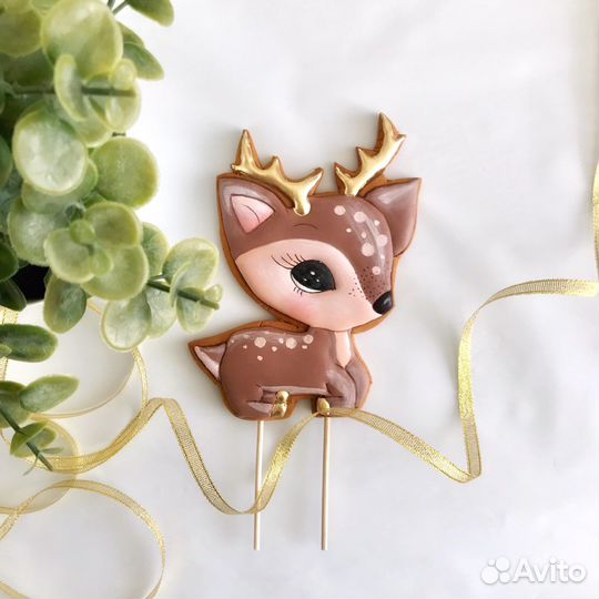 Имбирные пряники, топперы, букеты