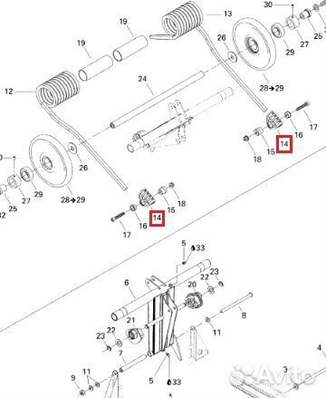 SM-04301 SPI Кронштейн Пружины Для Ski Doo 5031889