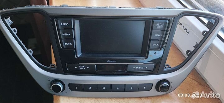 Штатная магнитола на Солярис