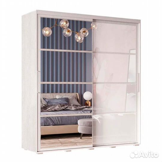 Шкаф купе с зеркалом Линда 2м