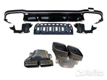 Дифузор Mercedes w213 рестай AMG 63