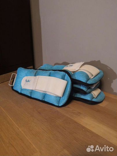 Утяжелители 1кг, секционные, 4 штуки