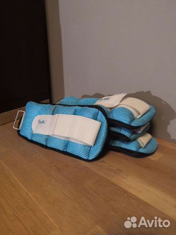 Утяжелители 1кг, секционные, 4 штуки