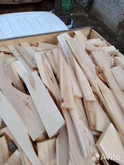Дрова колотые, горбыль (осина, липа)