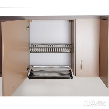 Сушилка для посуды в шкаф 500 мм, двухъярусная